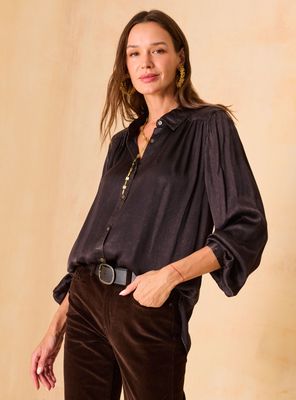 Blusa Procesada Manga Ancha