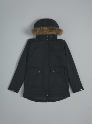 Parka Puffa Largo Medio con Capucha