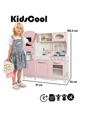 Imagen 2 del producto Cocina LED Full Kitchen XL Rosado 60 Piezas