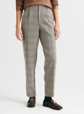 Pantalón Príncipe de Gales con Pinzas