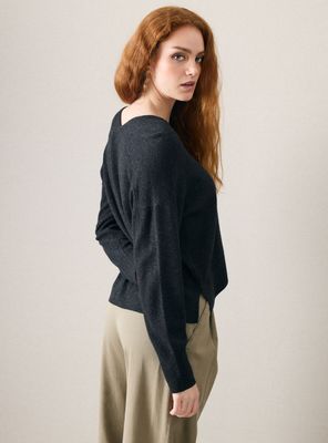 Imagen 2 del producto Chaleco Cuello en V Abotonado con Lana