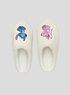 Pantufla Disney Stitch y Ángel Aplicación Bordado