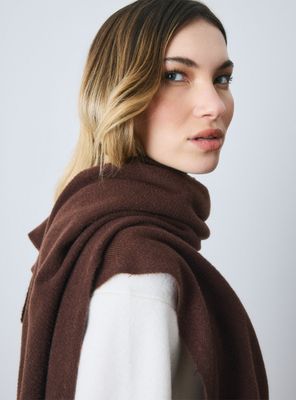 Bufanda Color Sólido con Flecos