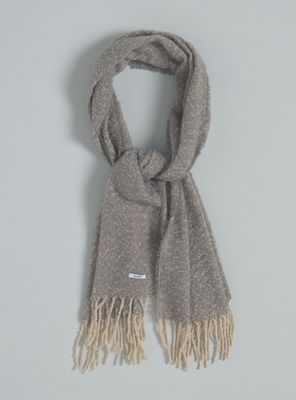 Bufanda Tejido Jacquard con Flecos