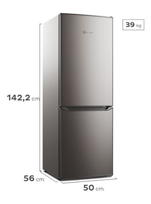 Imagen 2 del producto Refrigerador Bottom Freezer Frío Directo 166 Litros MED165
