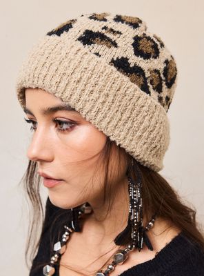 Gorro Tejido Animal Print