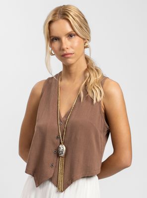 Vest Lino Pipa Café