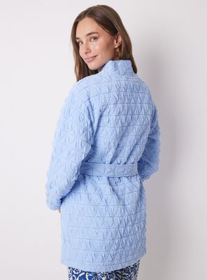 Imagen 2 del producto Bata Corta Cruzada Acolchada Claro