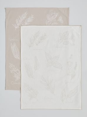 Paños de Cocina Hierbas 50x70 cm