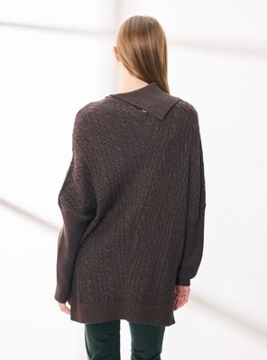 Imagen 2 del producto Sweater Tipo Poncho Trenzado