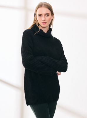 Sweater Diseño de Rombo con Lana