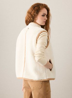 Imagen 2 del producto Chaqueta sin Mangas de Chiporro y Forro Agamuzado