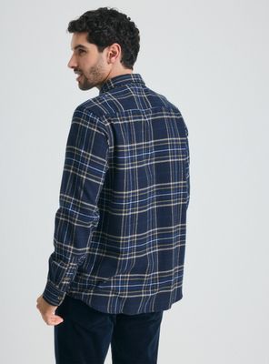 Imagen 2 del producto Camisa Manga Larga Franela Cuadros