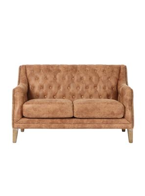 Imagen 2 del producto Sofá Renata Capitone Cuero 2 Cuerpos