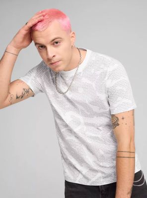 Polera Ess Logo Lab Aop Tee