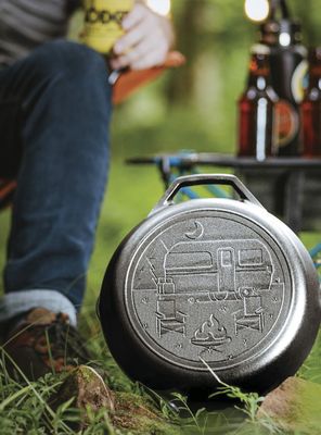 Imagen 2 del producto Sartén Doble Asa Camper Wanderlust Hierro Funndido 26 cm