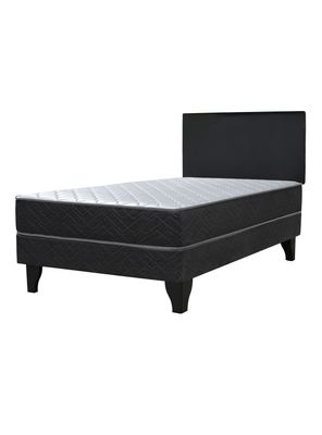 Cama Europea Cadiz 1.5 Plazas x190 cm + Respaldo Nuit