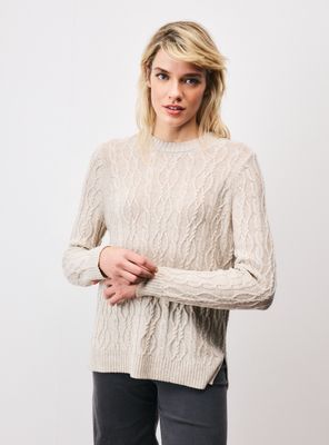 Sweater con Lana Trenzado