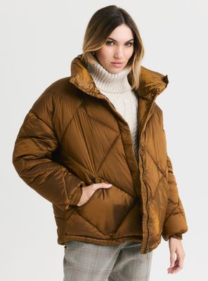Parka Acolchada con Bolsillos