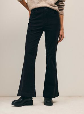 Pantalón Cotelé Fleare con Proceso de Teñido