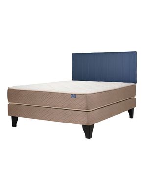 Cama Europea Bamboo 2 Plazas x190 cm + Respaldo Merci