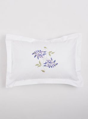 Imagen 2 del producto Cojín Bordado Enredadera Lila 220 Hilos 30x45cm