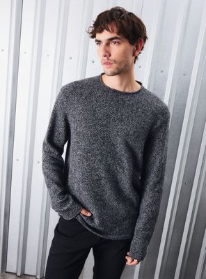 Sweater Melange con Lana