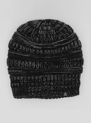 Gorro Punto Grueso Hilo Melange