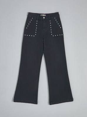 Jeans con Tachas en los Bolsillos