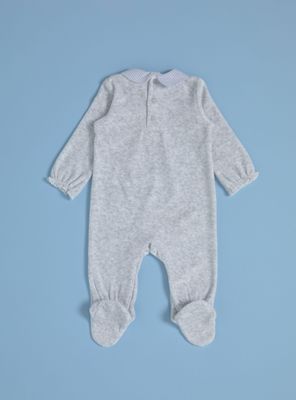 Imagen 2 del producto Osito con Cuello Tela Plana Rayado y Botones en el Pecho