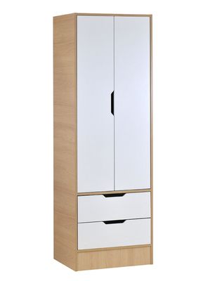 Clóset Misuri 2 Puertas 2 Cajones Carvalo Blanco