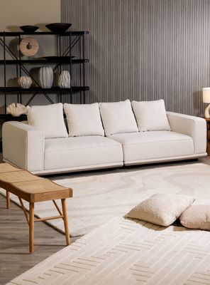 Sofá Berliner 4S 280x101x84-64 cm