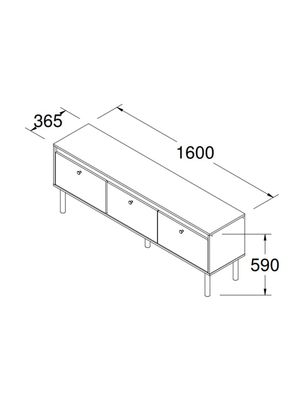 Imagen 2 del producto Rack Menphis Tv 70"" 3 Puertas