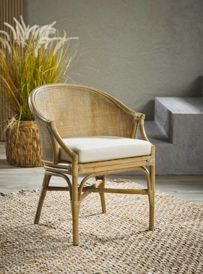 Sitial Carolina Ratán Natural