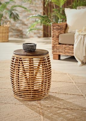 Piso Madera Ratán Alaniz Home