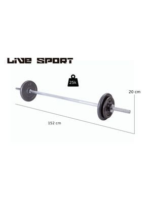 Imagen 2 del producto Set de Mancuernas 25 Kilos