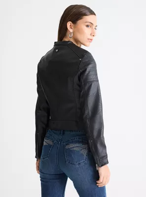 Imagen 2 del producto Chaqueta Biker Pespuntes en Hombros