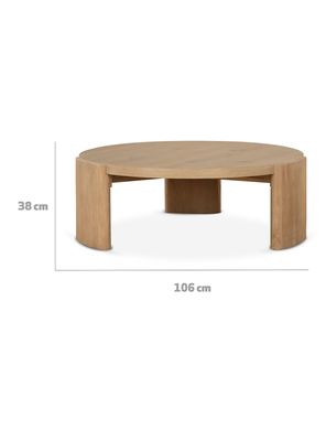 Imagen 2 del producto Mesa de Centro Redonda Denmark 106x106 cm