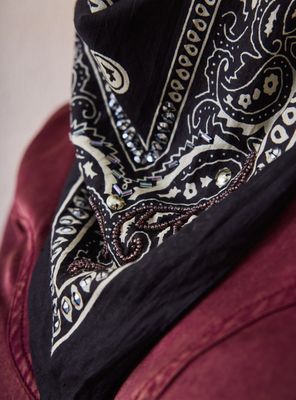 Imagen 2 del producto Pañuelo Bandana India Mostacillas