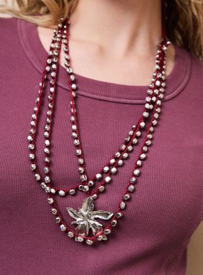 Imagen 2 del producto Collar Flor Metal