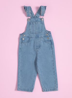 Jardinera de Denim con Vuelos