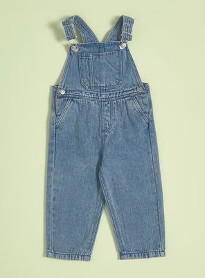 Jardinera de Twill con Bolsillo Delantero