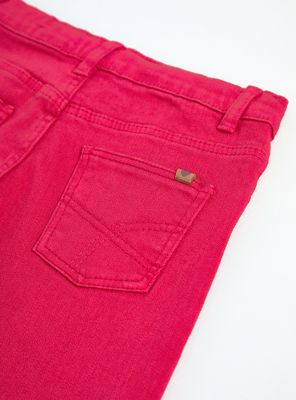 Imagen 2 del producto Jeans Wide Leg Rojo con 3 Botones