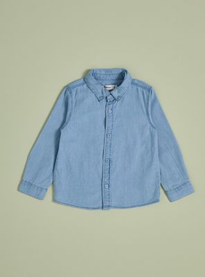 Camisa de Mezclilla Delgada