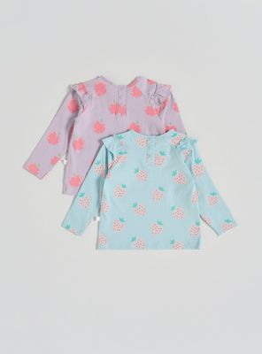 Imagen 2 del producto Polera Bipack Estampada Con Vuelos