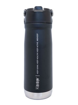 Botella Insulada Acero Inoxidable 650 ml Negro