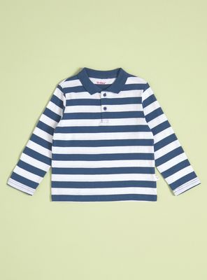 Imagen 2 del producto Polera Rayada con Cuello