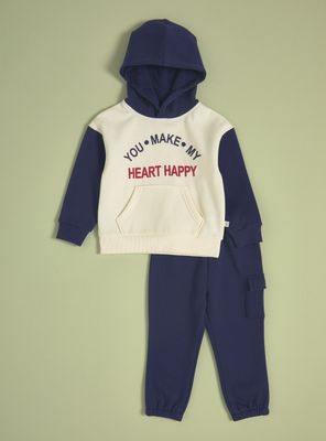 Imagen 1 del producto Buzo con Capucha y Estampado Frontal