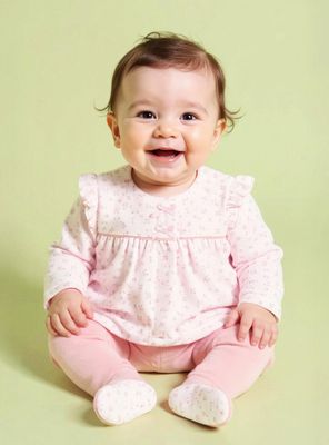 Conjunto Tejido con Botones Delanteros