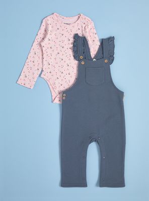 Imagen 2 del producto Conjunto de Body Estampado y Jardinera